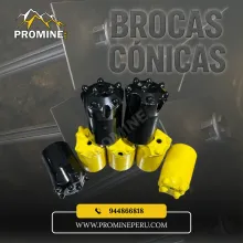 Broca Cónica 36 mm Botones Carburo