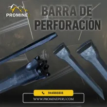Barra Cónica e Integral Barreno Minero