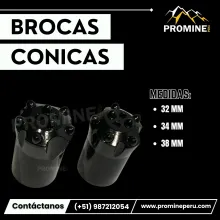 Brocas Cónicas de Alto Impacto 3238 mm