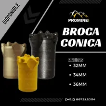Brocas Cónicas 3238 mm para Trabajo Exigente