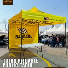 Toldo Plegable Publicitario - Estructura Reforzada