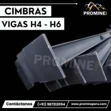 Cimbras Vigas H4-H6 Fuerza Estructural Garantizada