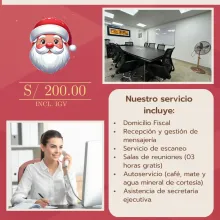 CAMPAÑA NAVIDEÑA - OFICINA VIRTUAL EN ALQUILER 