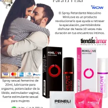 Retardante Y Minilove Excita Orgasmos Para El Y Ella juguete