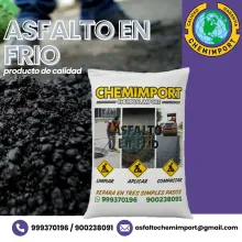 chemimport asfalto en frio saco de 25 kilos precio por mayor