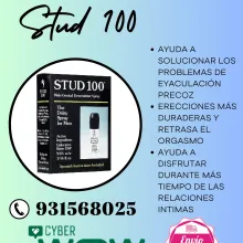 STUD 100 RETARDANTE EN SPRAY 12G DISCRETO Y CÓMODO