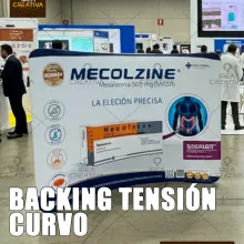 Backing Tensión Curvo - Diseño Vanguardista y Sofisticación 
