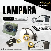 LAMPARA INALAMBRICA - ALAMBRICA - PRODUCTO MINERO 