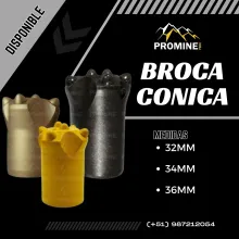 Brocas Cónicas Precisión que Penetra la Roca
