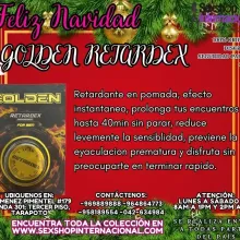 GOLDEN RETARDEX retardante dura hasta 40min sin parar tarapo