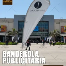 Banderola Publicitaria - Tipo Gota o Pluma