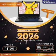 Laptop Core i7-8th Gen Ideal para trabajo y estudios