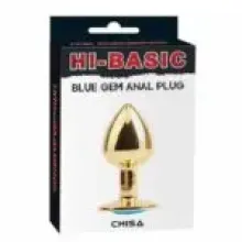 CONSOLADOR METAL GEMA AZUL DORADO