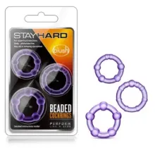 ANILLO RETARDANTE MORADAS TRANSPARENTE 3 TAMAÑO 