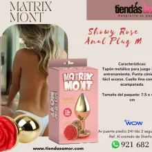 MATRIX MONT Plug anal Spark Rose M juguetes lubricantes reta