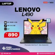  Laptop LENOVO Core i7 - 8ma. Generacion