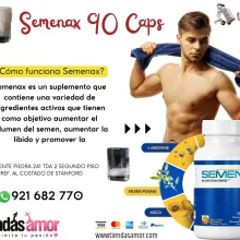 Semenax 90 Caps potencia y duración juguetes lubricantes 