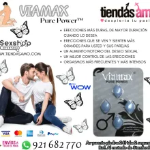 Viamax Pure Power potencia y duración juguetes lubricantes 
