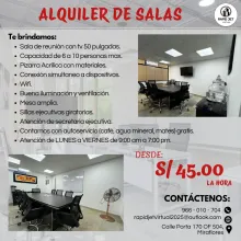 ALQUILER DE SALA DE REUNION 2026