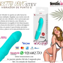 Vibrador de punto G Pretty Love Stev juguetes lubricantes 