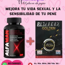 ALFAMAN ORIGINAL RETARDEX GOLDEN SEXSHOP PUENTE PIEDRA