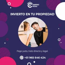 Compro casas por mudanza o viaje