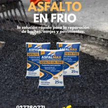 Asfalto en Frío en Saco de 25 kg Repara y Gana Tiempo 