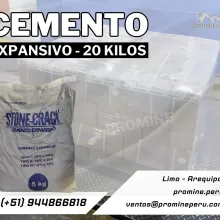 Cemento Expansivo 20 kg - Tipo II - Templado
