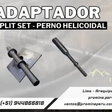 Adaptador Perno Split Set Helicoidal - Precio de fabrica