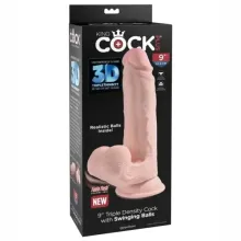 CONSOLADOR KING COCK PLUS 9 MIEMBRO DE TRIPLE DENSIDAD