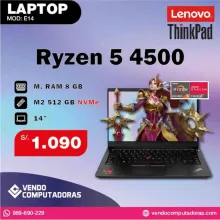 Laptop Ryzen 5 4500 - Rápida y confiable