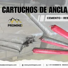 Resina y Cemento de Anclaje Minero