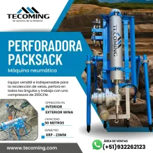PERFORADORA PACKSACK - MÁQUINA NEUMÁTICA PARA MINERÍA 