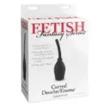 CONSOLADOR ENEMA CURVADUCHE NEGRO