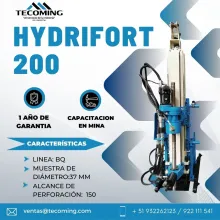PERFORADORA DIAMANTINA HYDRIFORT 200 RENDIMIENTO EN PERF