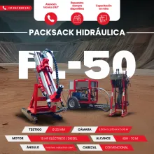 PACKSACK HIDRÁULICA FL-50 Equipo con alcance de perforación 