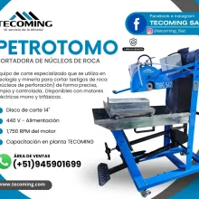 CORTADORA DE NÚCLEOS DE ROCA MINERÍA 