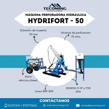 PERFORADORA DIAMANTINA - INTERIOR Y EXTERIOR MINA - HYDRIFOR