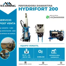 PERFORADORA DIAMANTINA HYDRIFORT 200 NÚCLEOS - 150M BQ