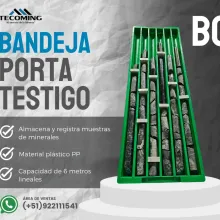 BANDEJAS PORTA TESTIGO PARA ANÁLISIS DE VETAS Y MINERALES