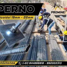 Perno Helicoidal para Minería Interior