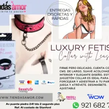 Luxury Fetish Collar with Leash juguetes lubricantes retard