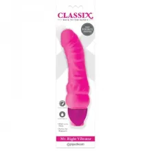 VIBRADOR CLASSIX MR. RIGHT LIGHT PINK