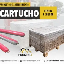 Cartucho de Anclaje de Cemento y Resina para Minería