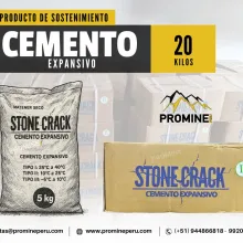 Agente Expansivo para Roca Presentación 20 Kg