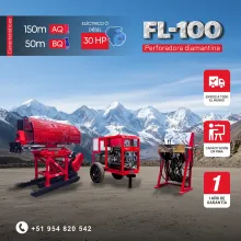 PERFORADORA PACKSACK FL-100 Explora hasta 150 m 