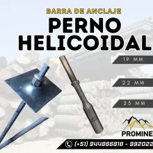 Perno Mecánico Helicoidal Estabilidad Estructural
