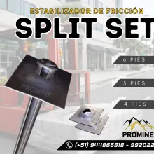 Sistema Integral de Sostenimiento Split Set Minero