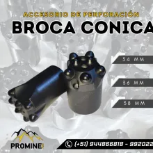 Punta de Corte para Perforación Broca Cónica 34mm