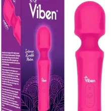Vibrador Clitoral Varita Masajeador Rosado Viben